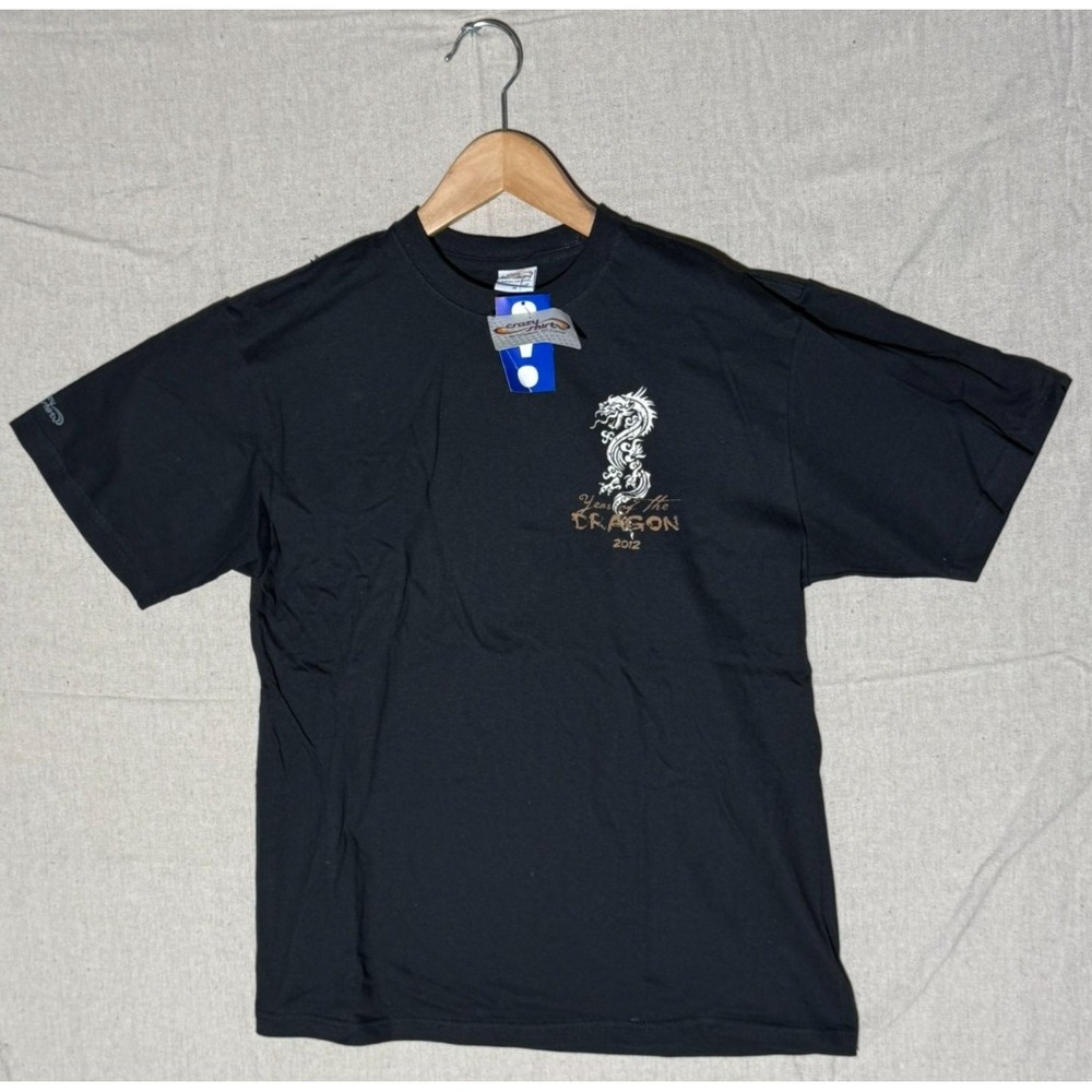NWT Crazy Shirts Hawaii Year of the Dragon 2012 T-Shirt Mens M Black Chinese